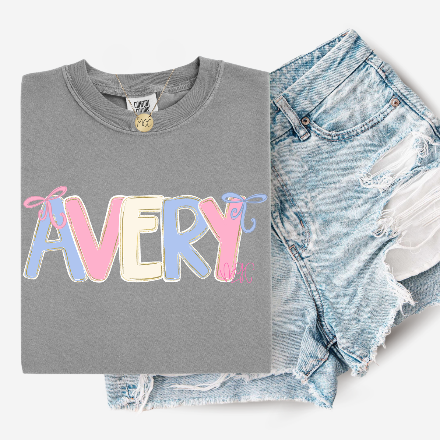 Spring Custom Name Tee