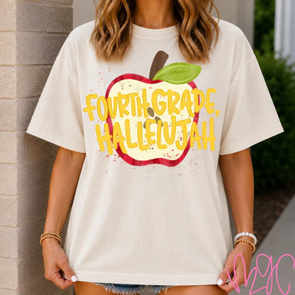 Apple Hallelujah Grades Tee