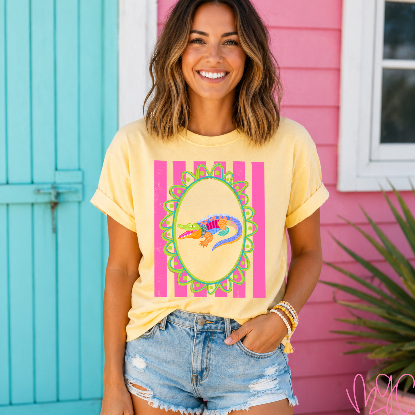 Colorful Gator Tee