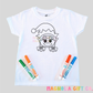 Girl Elf Coloring Tee