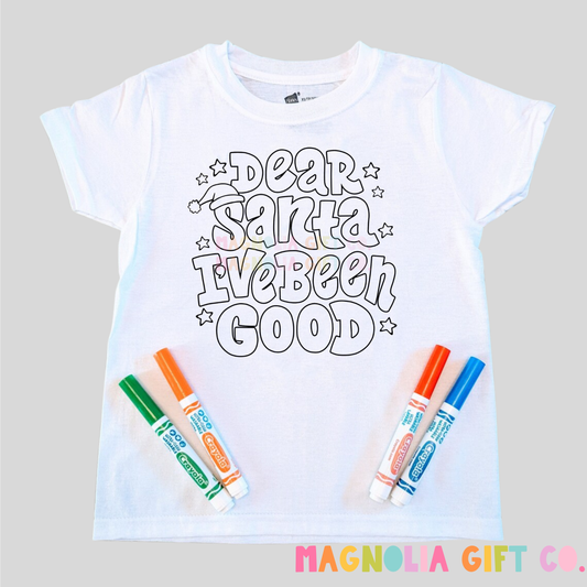 I've Been Good Coloring Tee