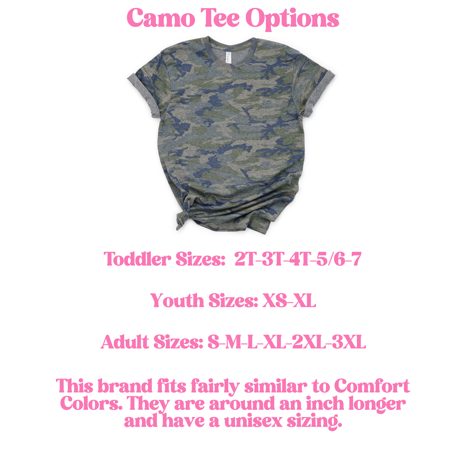 Camo I Love This Land Tee