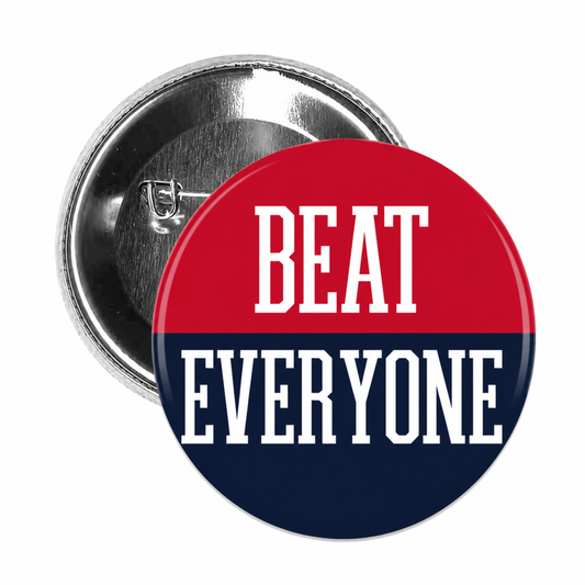 Beat Everyone (Navy+Red)