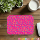 Hot Pink + Purple Leopard Mousepad