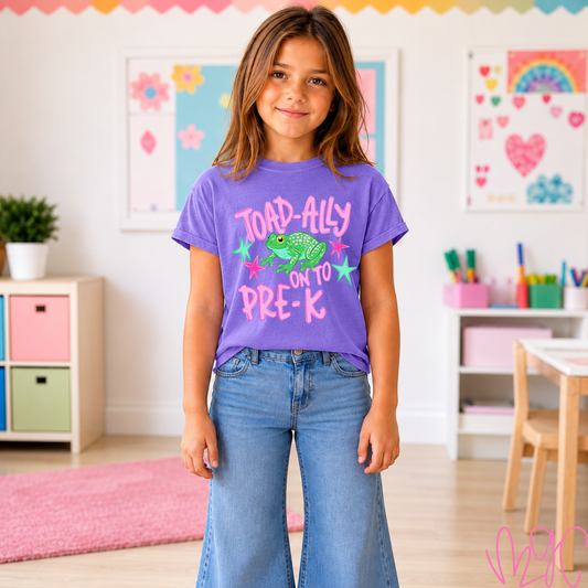 Toad-ally Grades (Pink) Tee