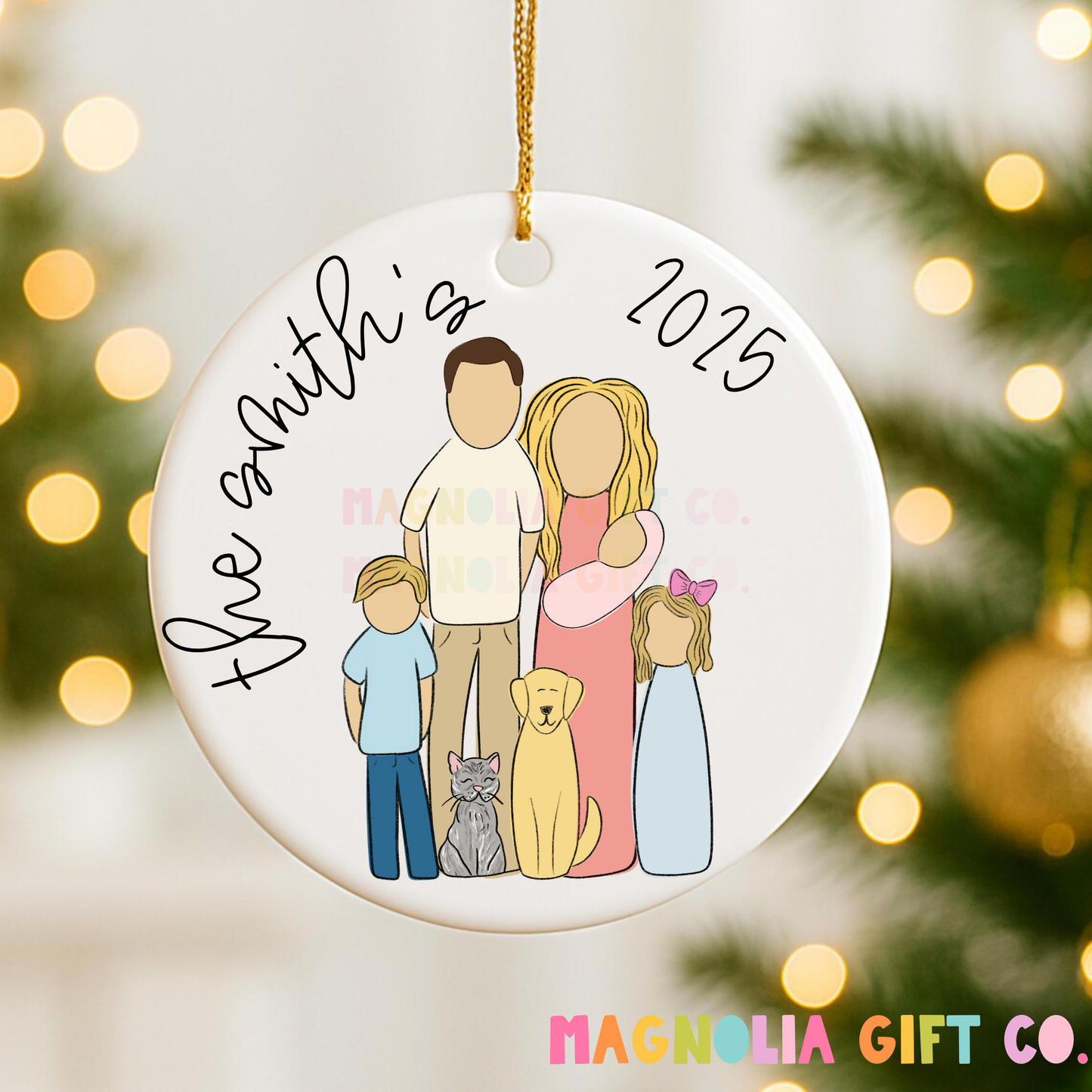 Custom Family Ornament