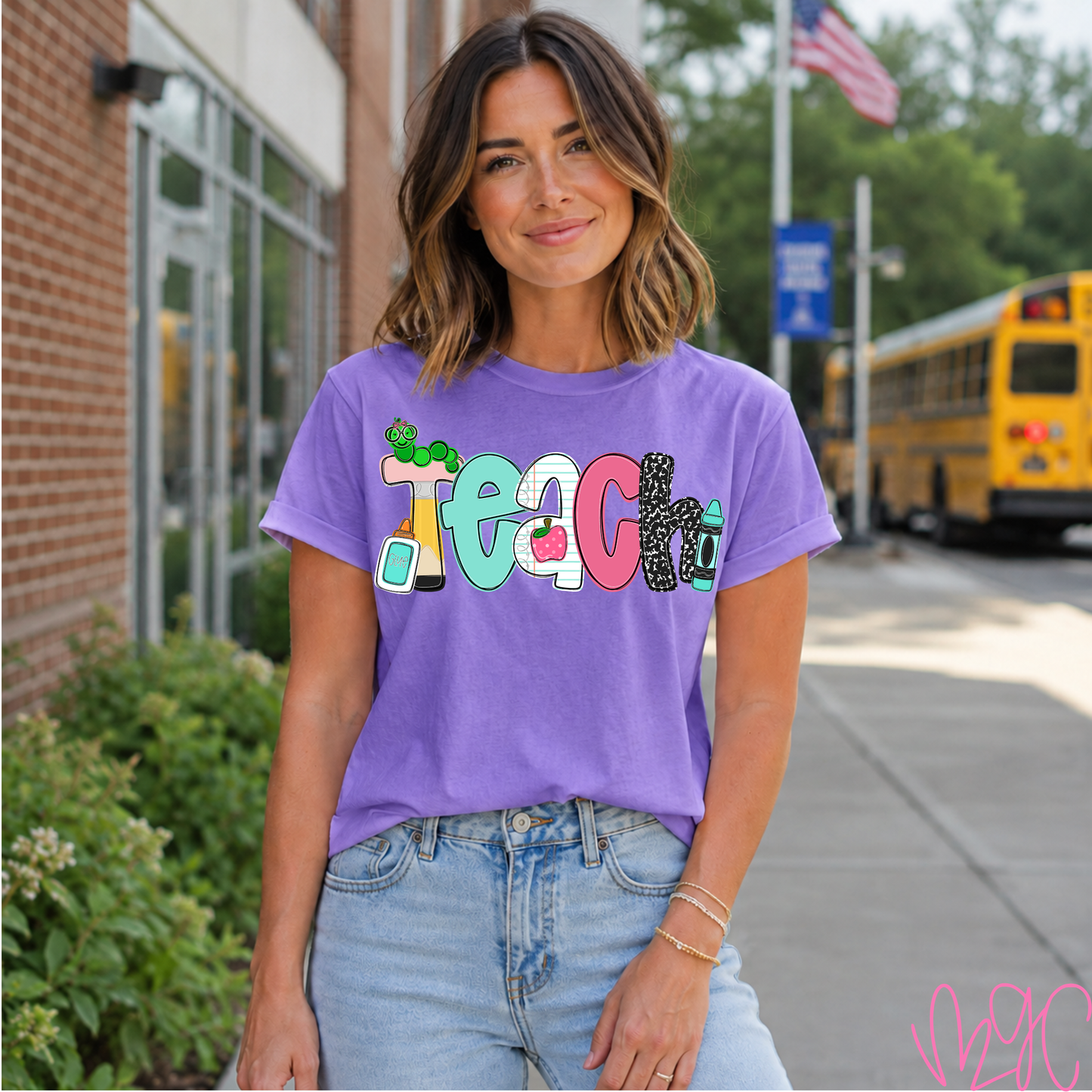 Pastel Teach Tee