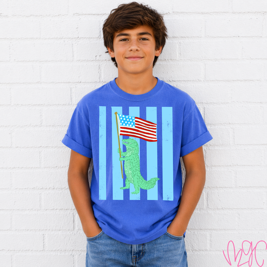 Patriotic Dino Tee
