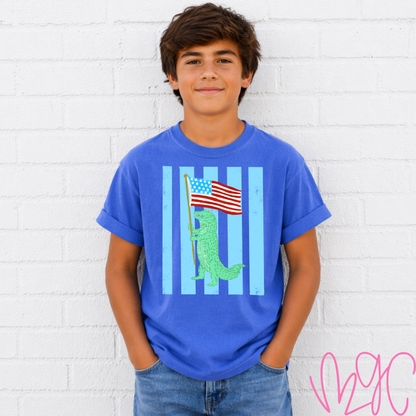 Patriotic Dino Tee