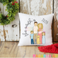 Custom Family Throw Pillow