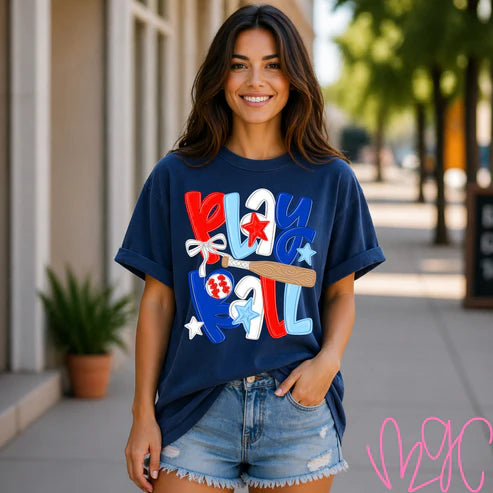 Play Ball-Baseball Tee