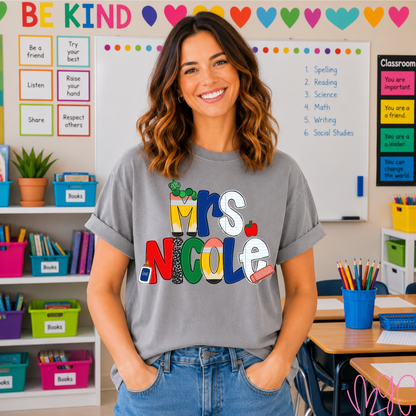 Primary Custom Name Tee