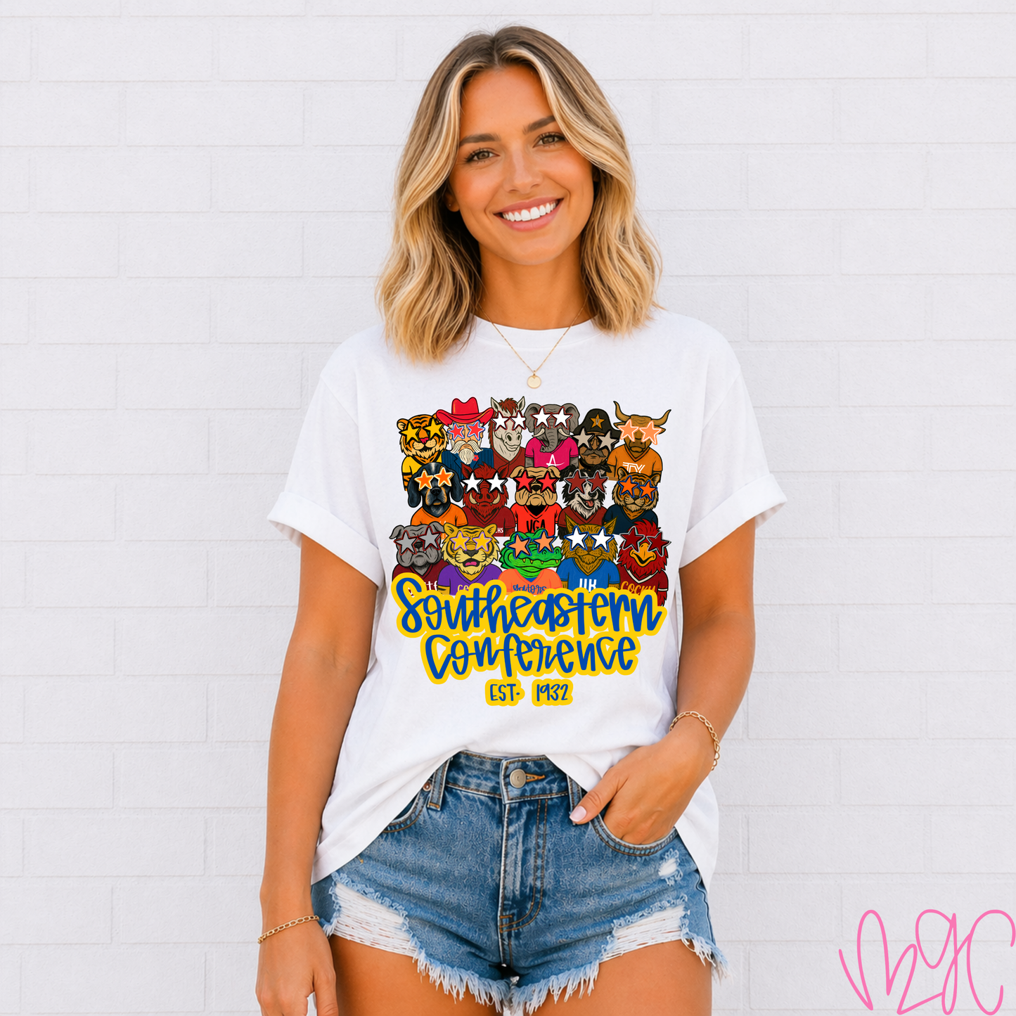 SEC Mascots Tee