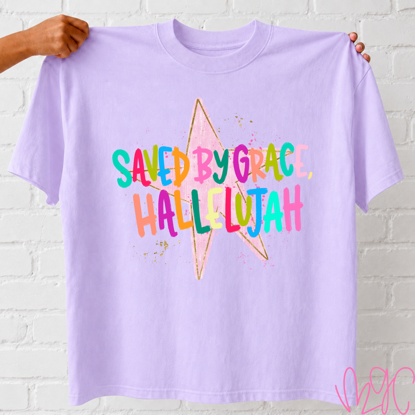 Saved By Grace Hallelujah Tee