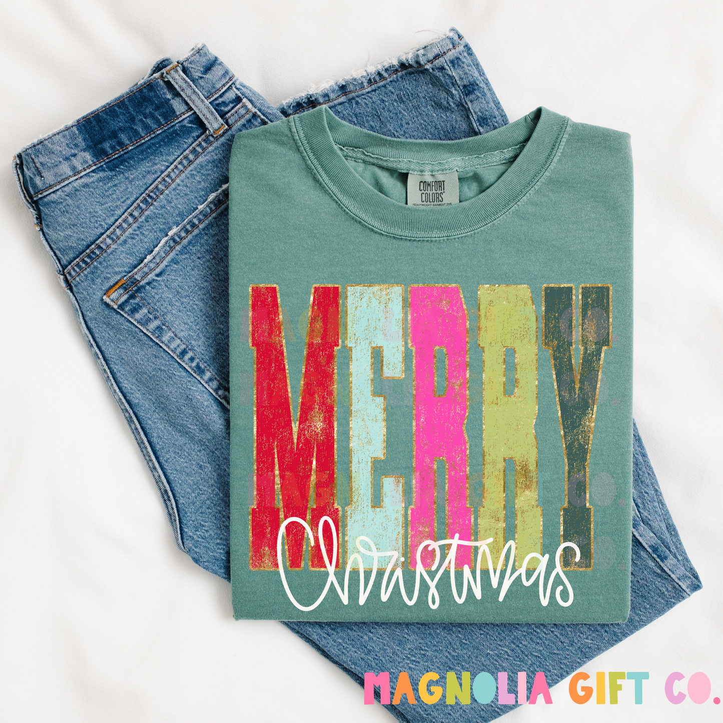 Varsity Merry Christmas Tee