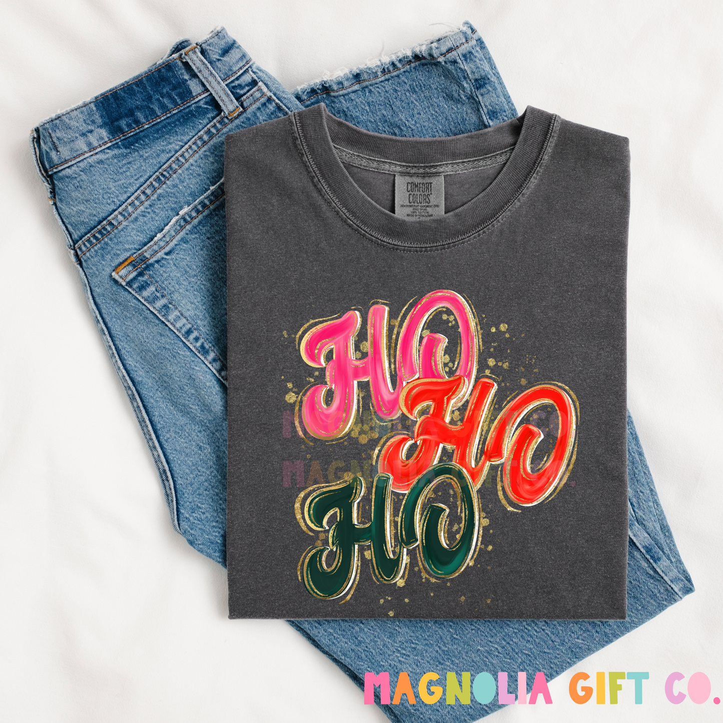 Painted Ho Ho Ho Tee