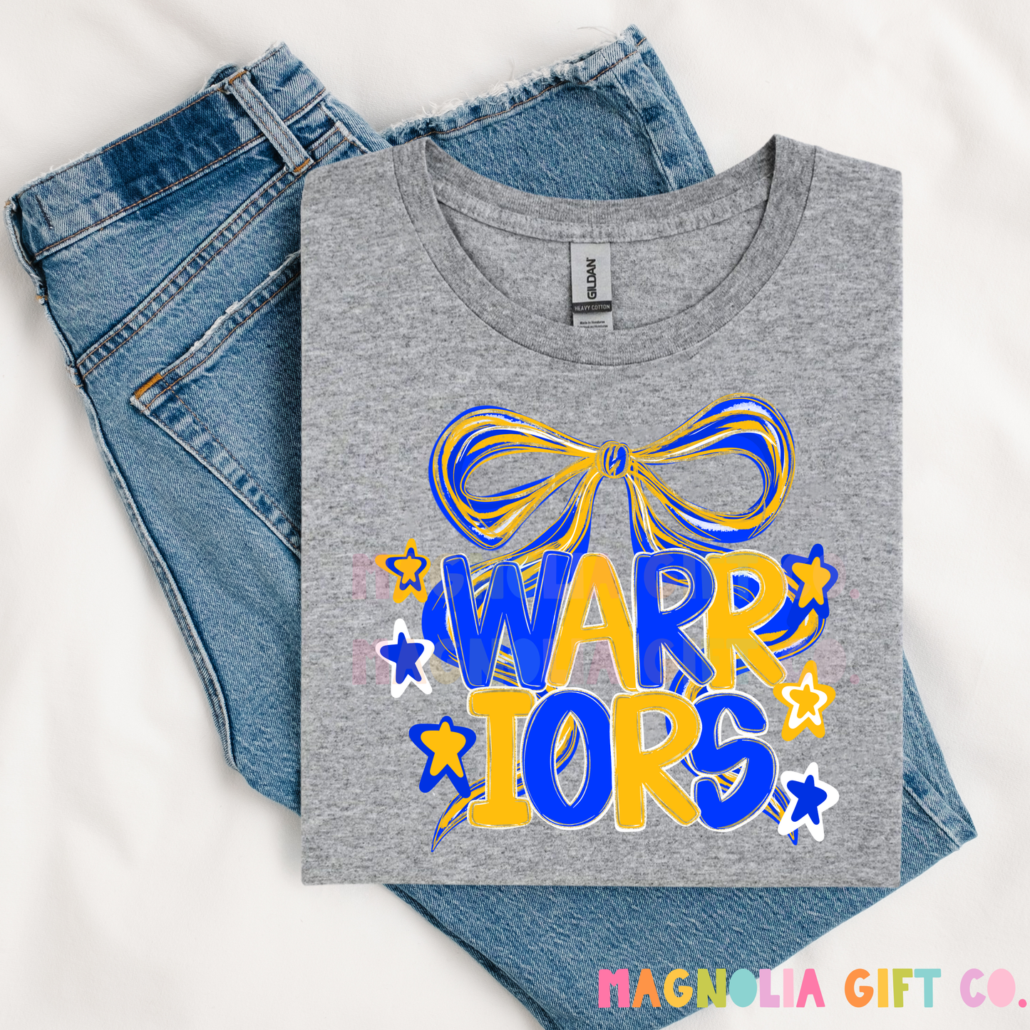 Preppy Bow Warriors Tee