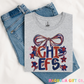 Preppy Bow Chiefs Tee