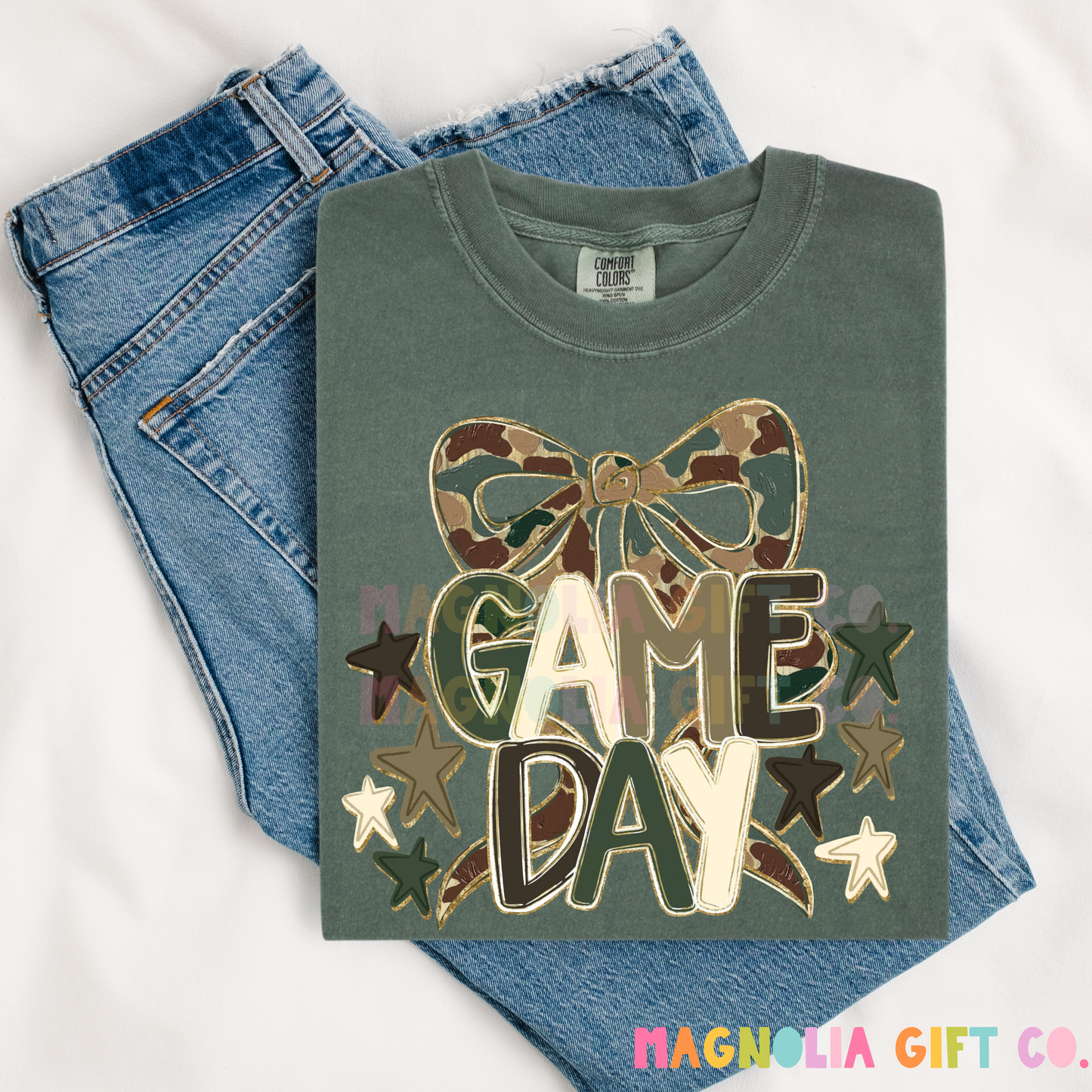 Preppy Camo Game Day Tee