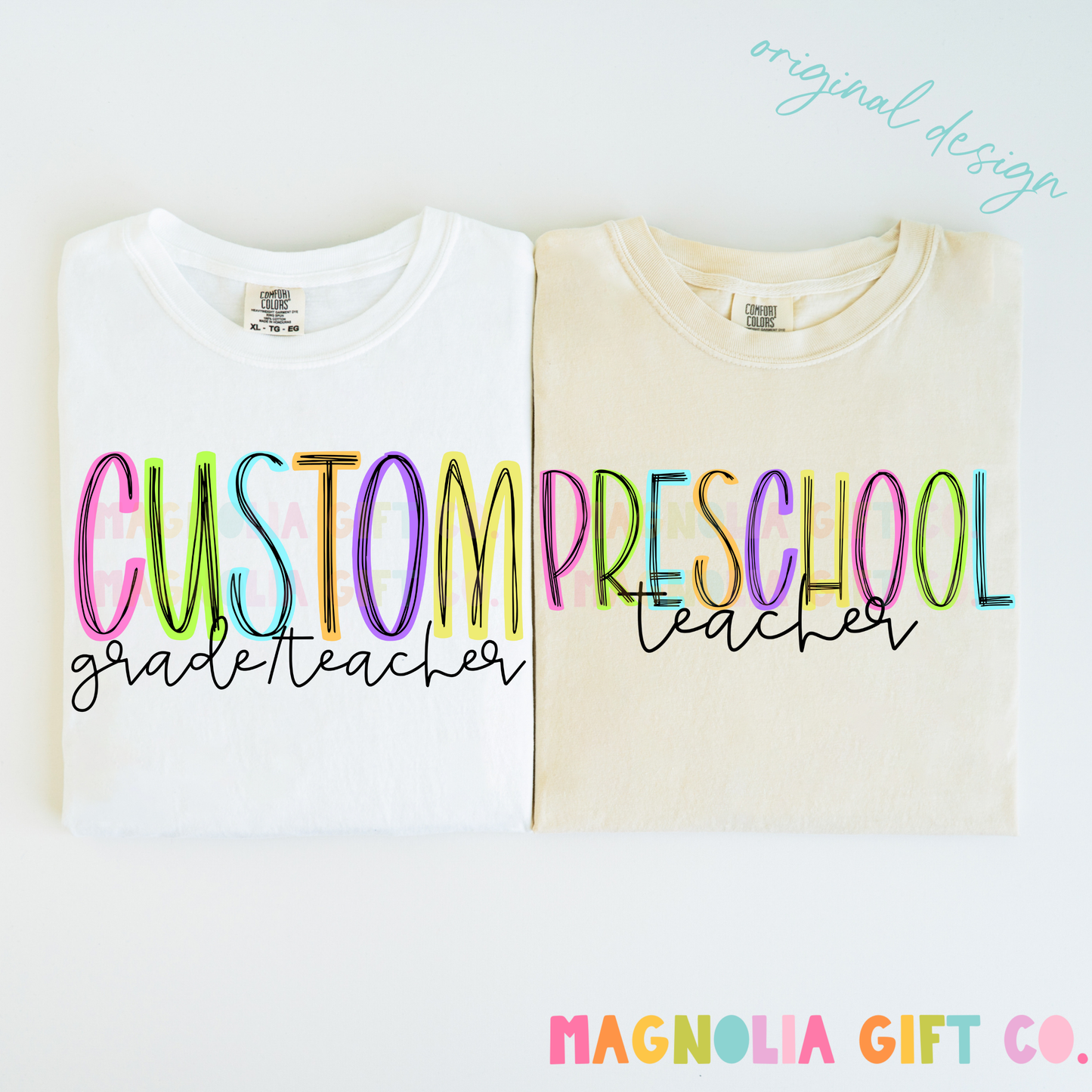 Neon Grade + Teacher Tee