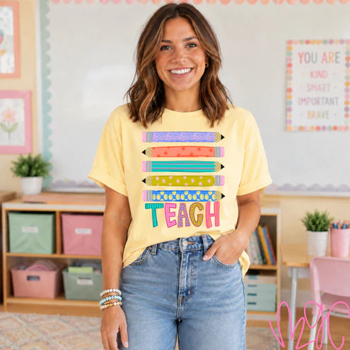 Teach Pencils Tee