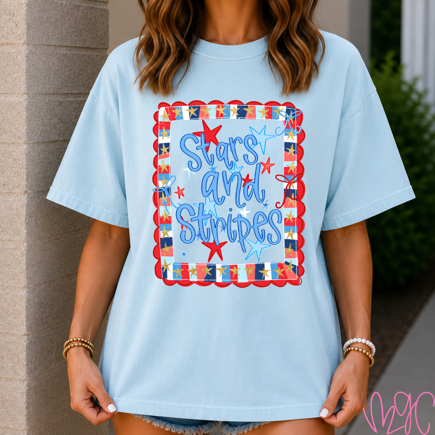 Stars & Stripes Frame Tee