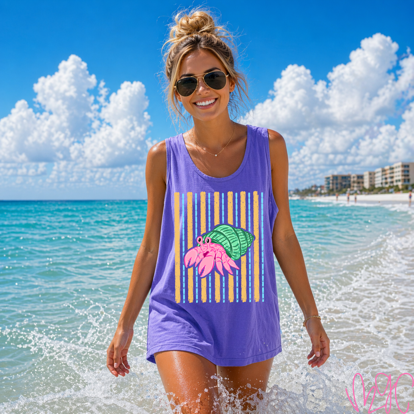 Striped Crab Tee
