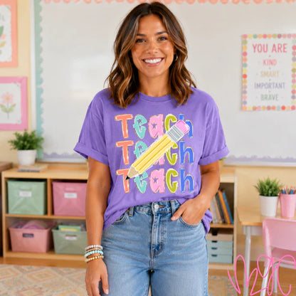 Stacked Teach Tee