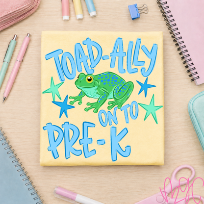 Toadally Grades-Blue Tee