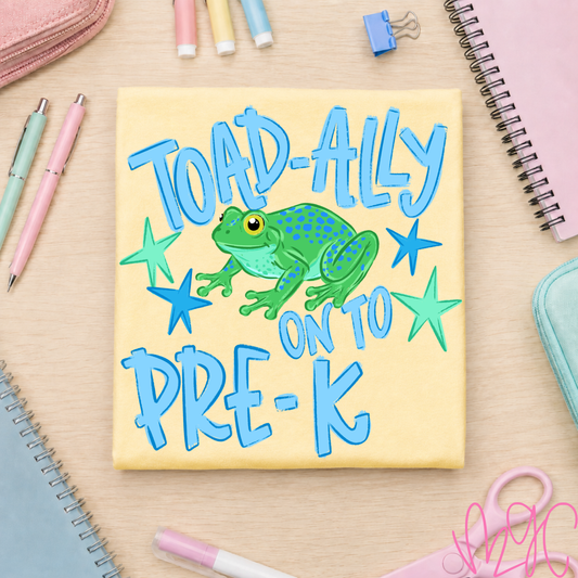 Toadally Grades-Blue Tee