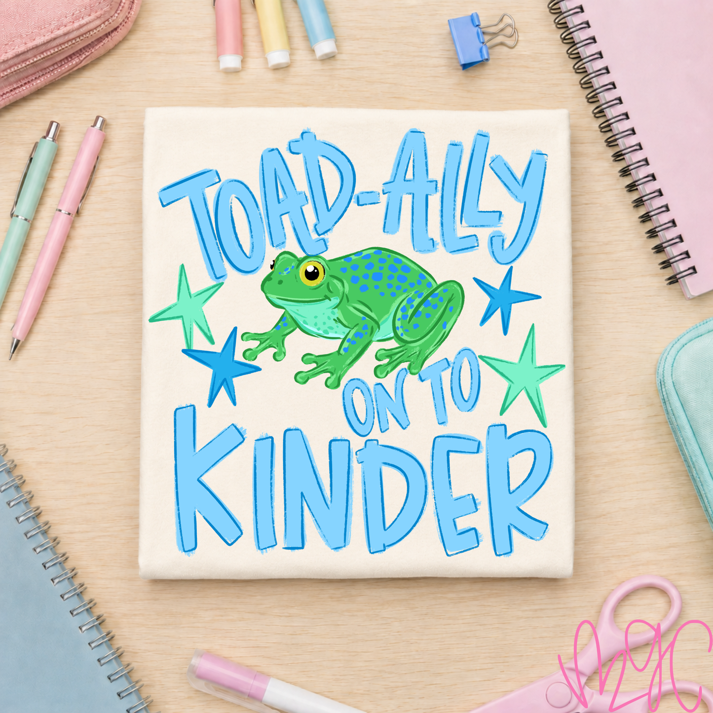 Toadally Grades-Blue Tee