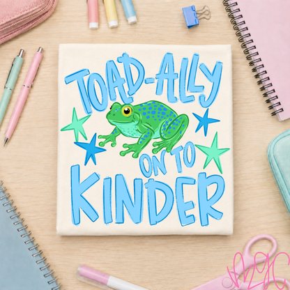 Toadally Grades-Blue Tee