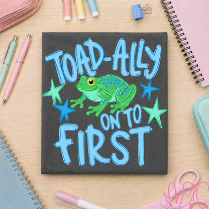 Toadally Grades-Blue Tee