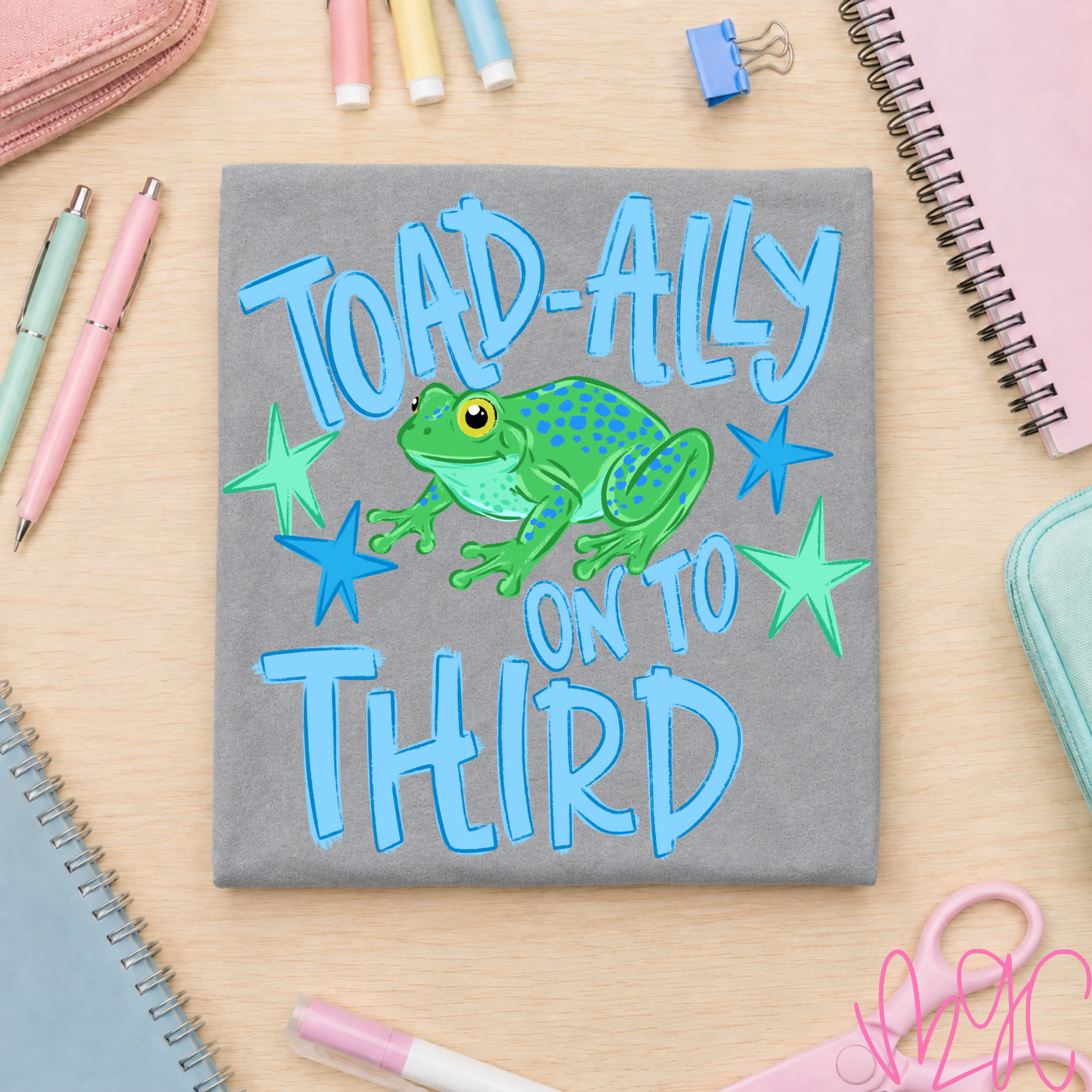 Toadally Grades-Blue Tee