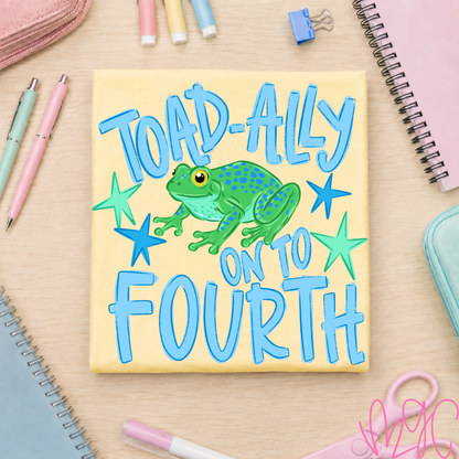 Toadally Grades-Blue Tee