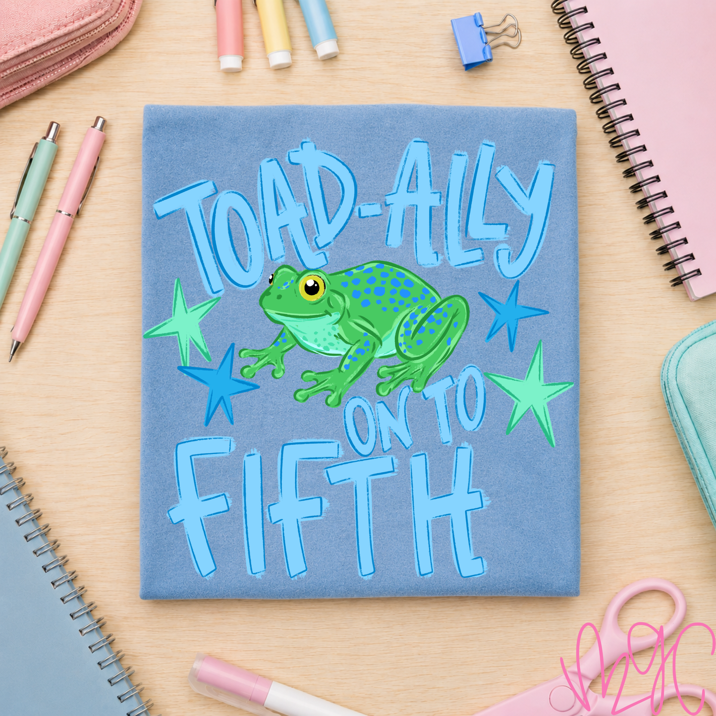 Toadally Grades-Blue Tee