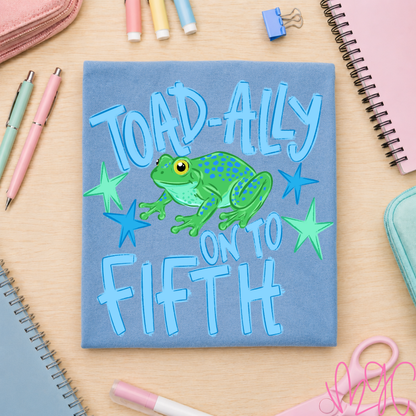 Toadally Grades-Blue Tee