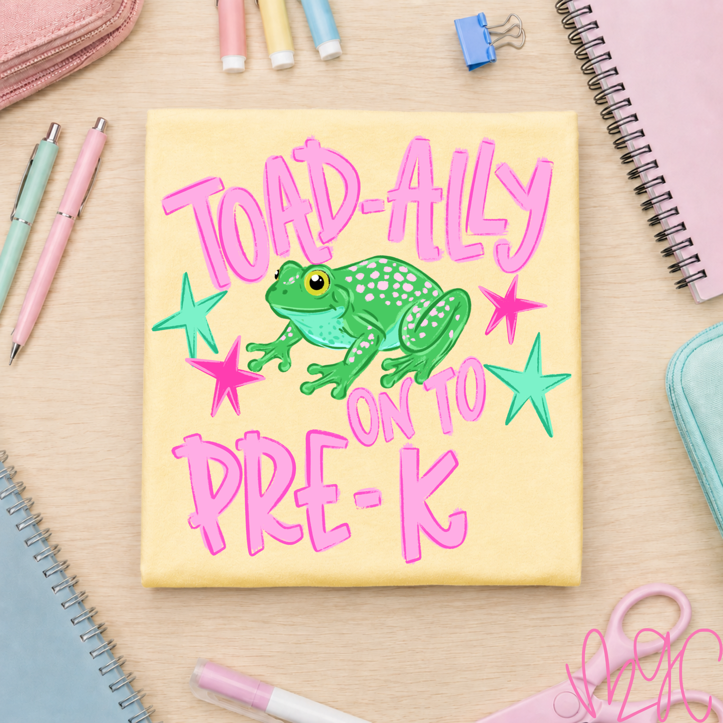 Toadally Grades-Pink Tee