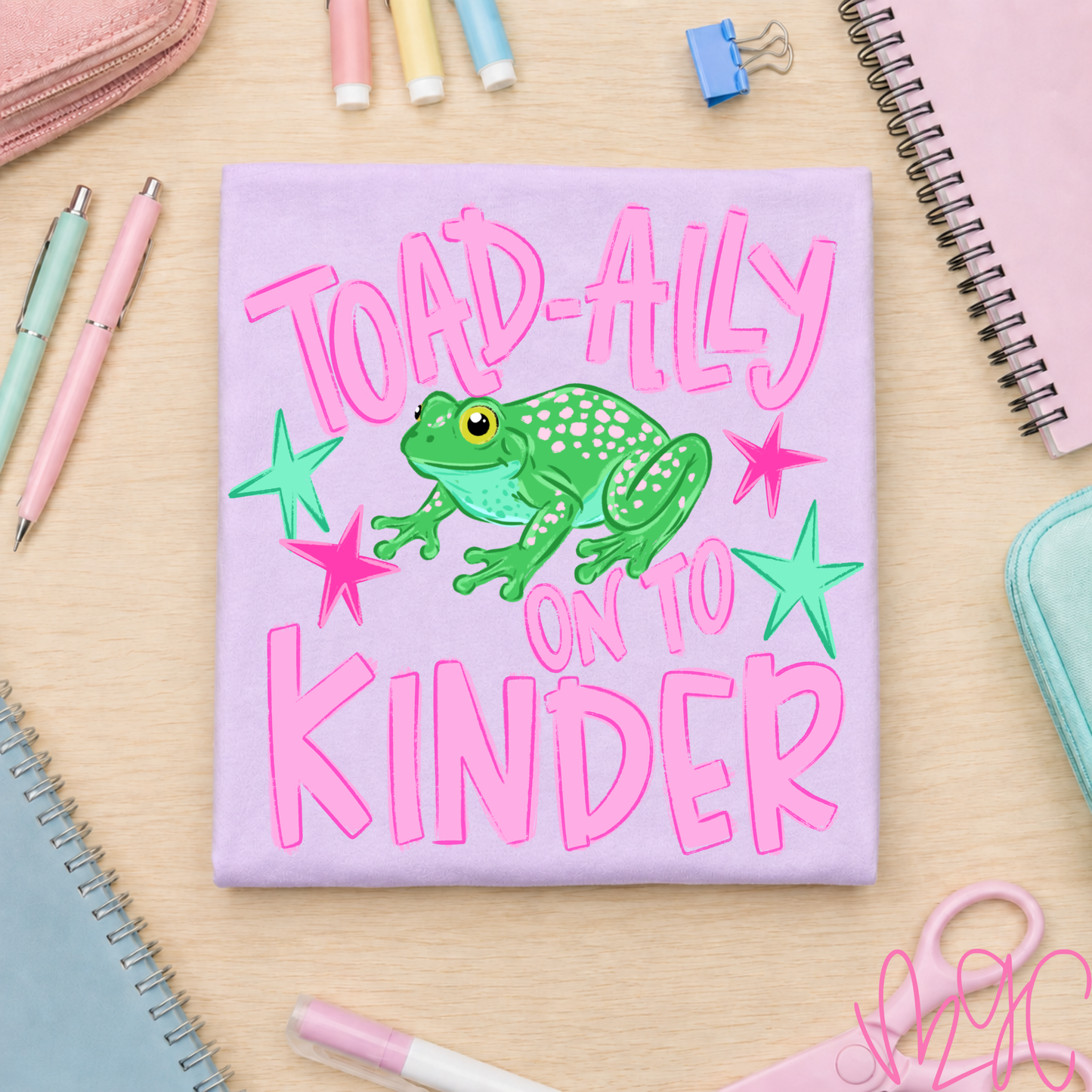 Toadally Grades-Pink Tee