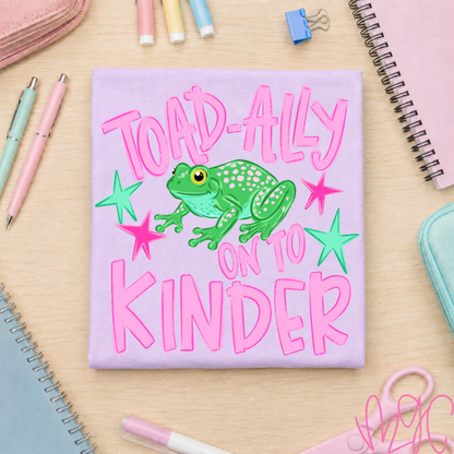 Toadally Grades-Pink Tee