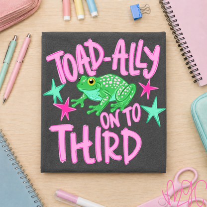 Toadally Grades-Pink Tee