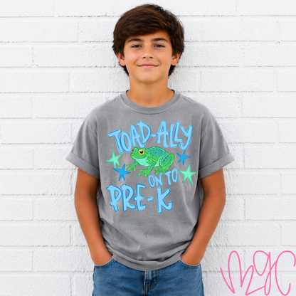 Toad-Ally Ready (Blue) Tee