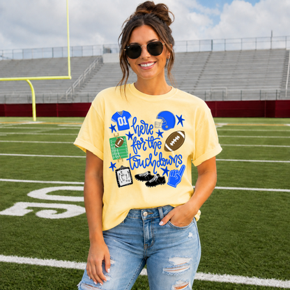 Touchdowns-Royal Tee
