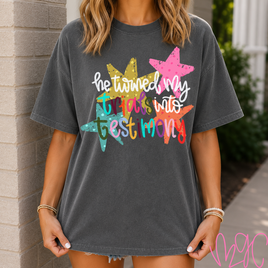 Trials Into Testimony Tee