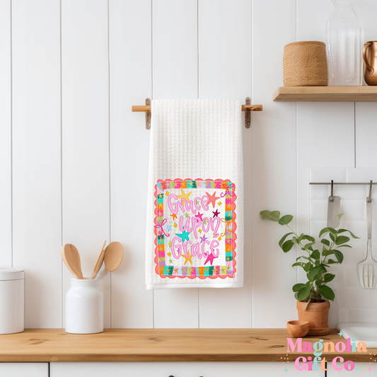 Grace Upon Grace Tea Towel