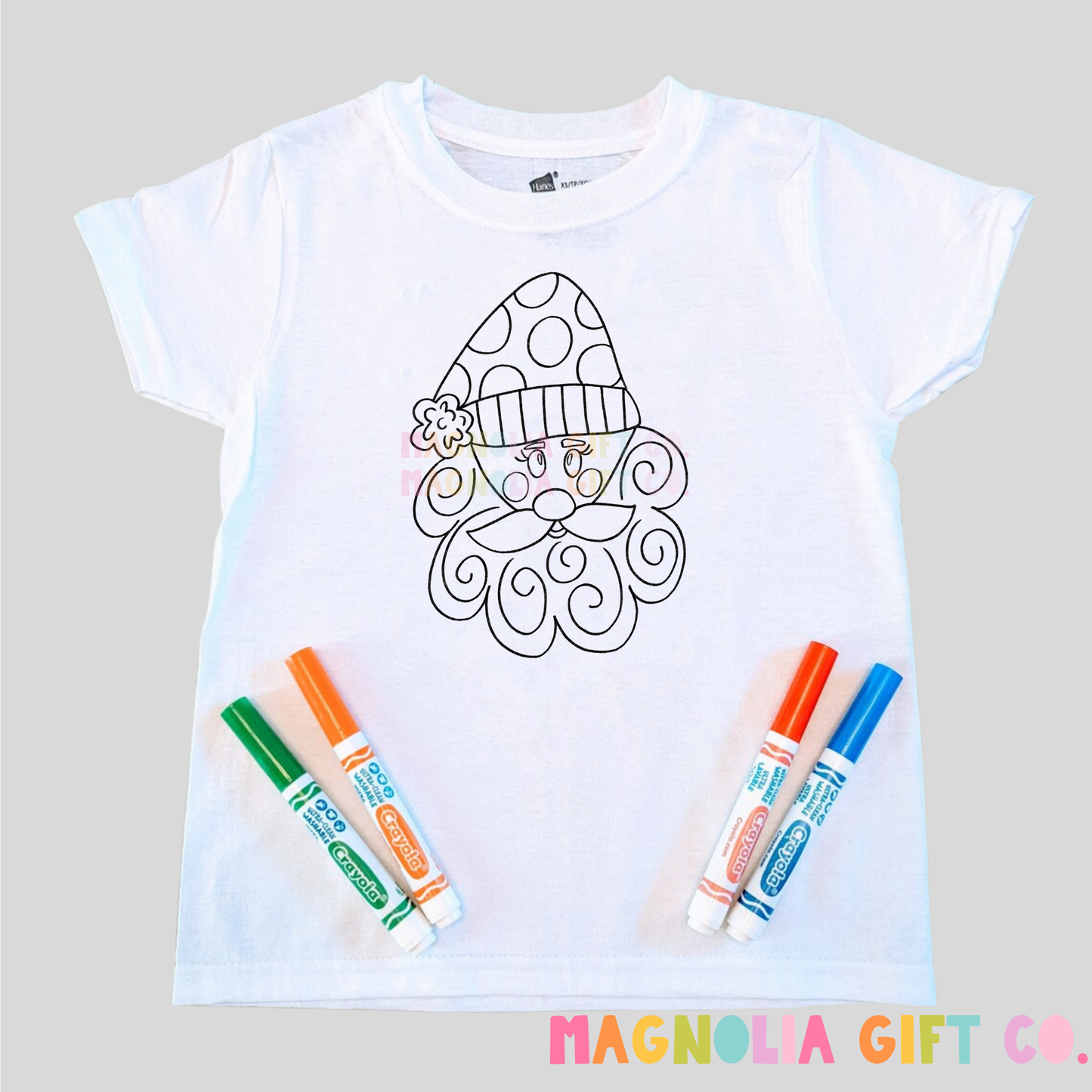 Whimsy Santa Coloring Tee