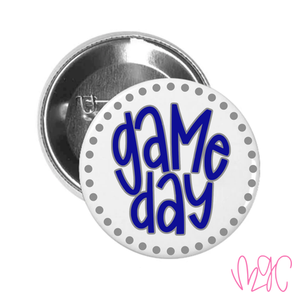 Dotted Game Day-Royal+Grey