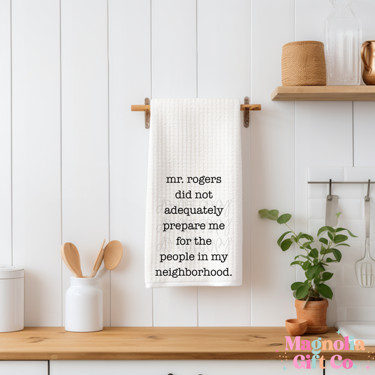 Mr. Roger’s Tea Towel