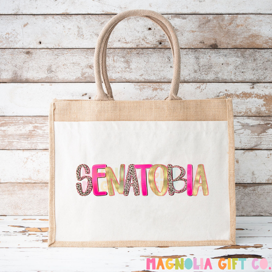 Leopard City Tote Bag