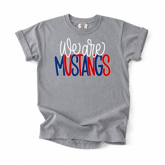 Bubble We Are Mustangs Tee